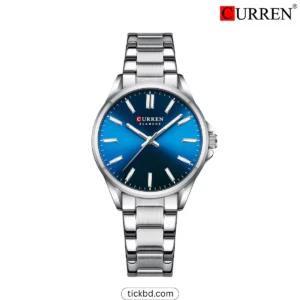 CURREN 9090 Exclusive Women's Watch – Silver Blue