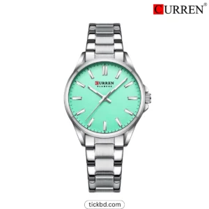 CURREN 9090 Exclusive Women's Watch – Silver Green