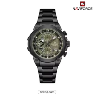 Naviforce NF8071 Luxury Watch for Men - Black Green