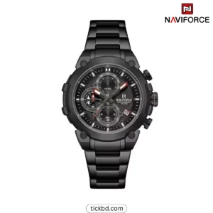 Naviforce 8071 Stylish Watch for Men - Full Black