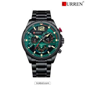CURREN 8395 Luxury Brand Watch for Men - Black Green