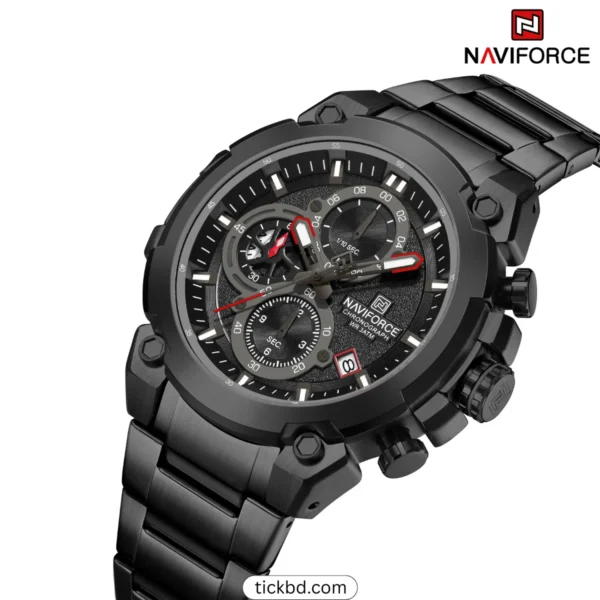 Naviforce 8071 Full Black Price in Bangladesh