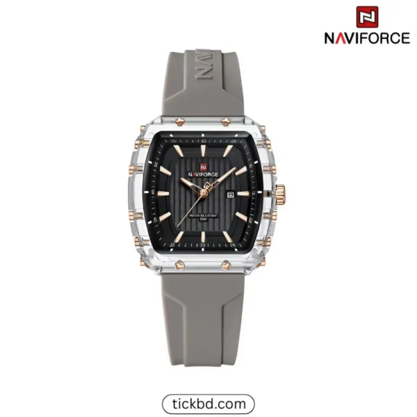 Naviforce 7124 for Female & Women & Girl – Rose Gray