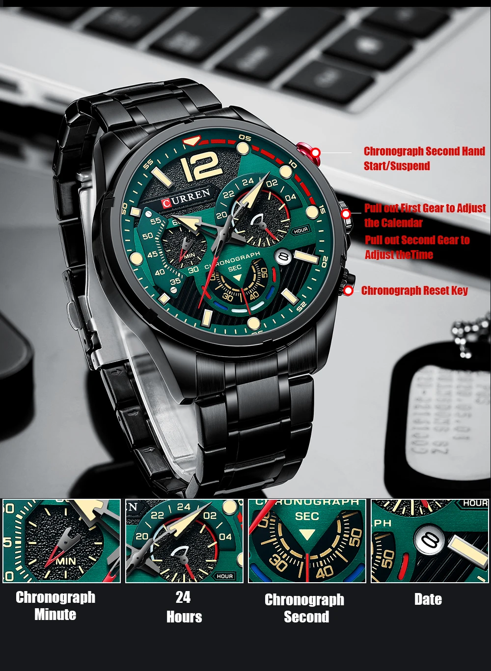 CURREN 8395 Watch tik bd
