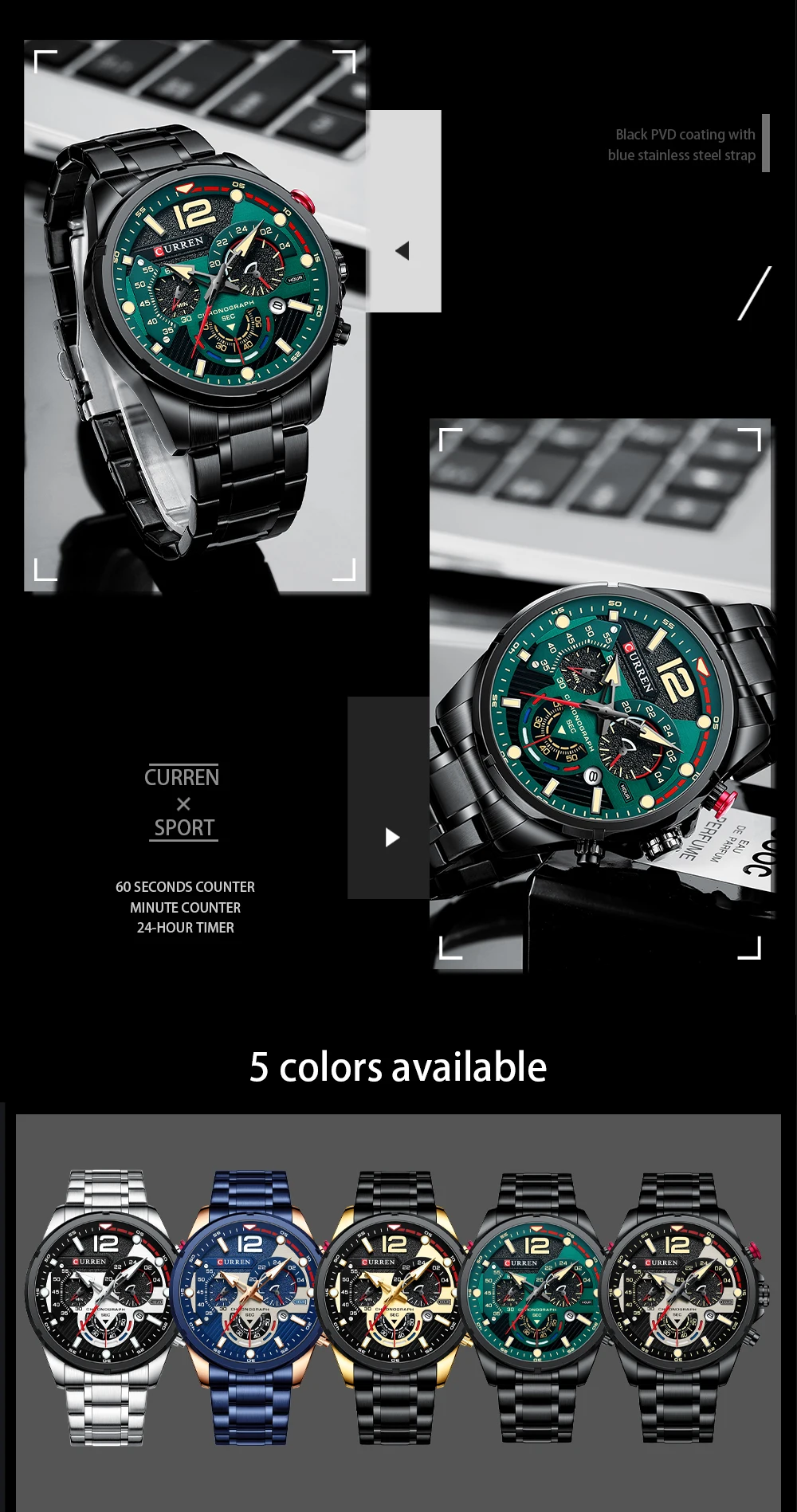 CURREN 8395 Watch tik bd