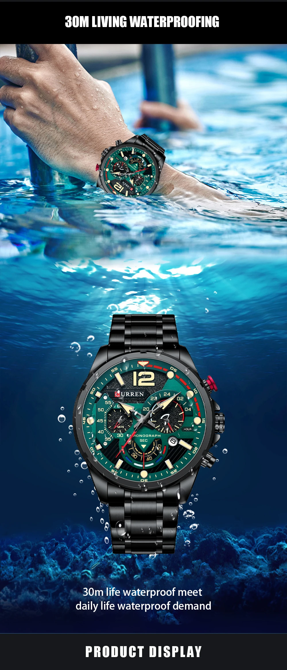 CURREN 8395 Watch tik bd