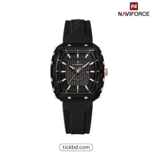 Naviforce 7124 Black Best Price in Bangladesh tikbd