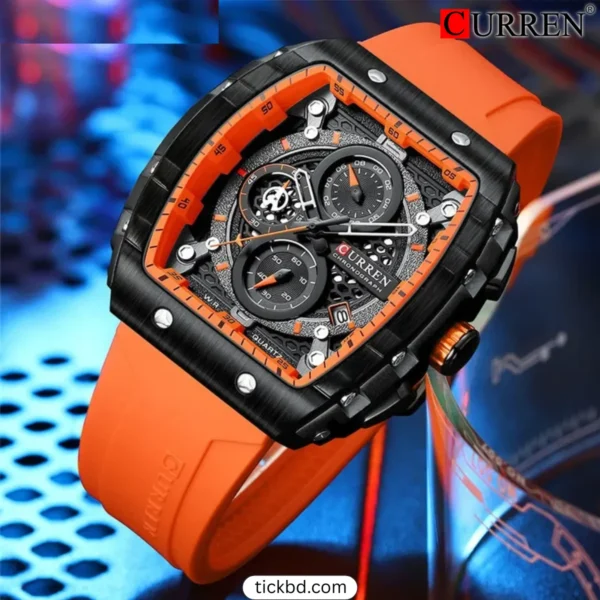 CURREN 8442 Watch for Men Orange