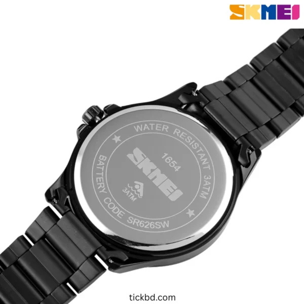 SKMEI 1654 clock Best price in Bangladesh- Black