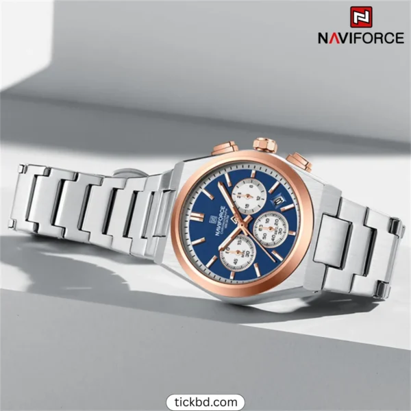 Naviforce 8048 Price in Bangladesh Silver Rose Gold