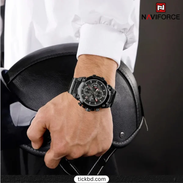 Naviforce 8071 Full Black tick bd