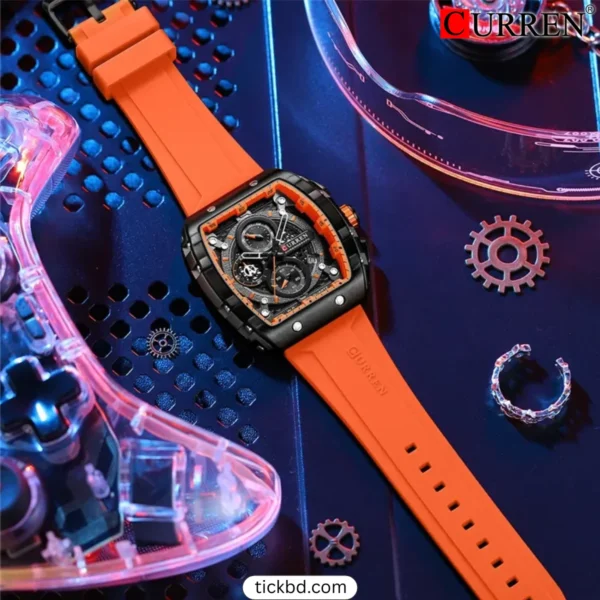 CURREN 8442 Watch Orange price in Bangladesh