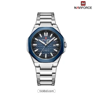 NAVIFORCE 9258 Luxury Watch for Men - Silver blue