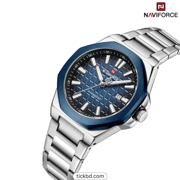 NAVIFORCE 9258 Watch Silver blue