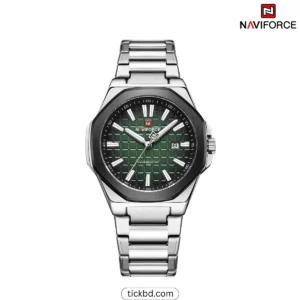 NAVIFORCE NF9258 Luxury Watch for Men - Silver Green