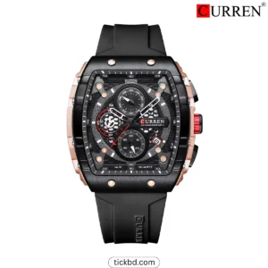CURREN 8442 Luxury Watch Waterproof - Black
