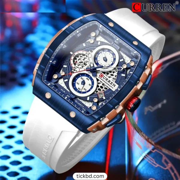 CURREN 8442 Watch Orange color price in Bangladesh