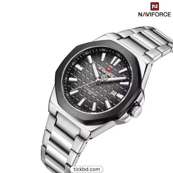 NAVIFORCE NF9258 Silver black