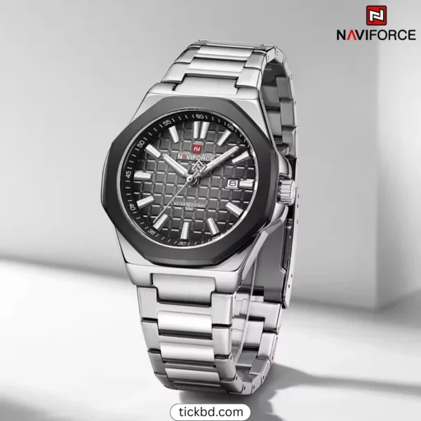 NAVIFORCE NF9258 Watch Silver black