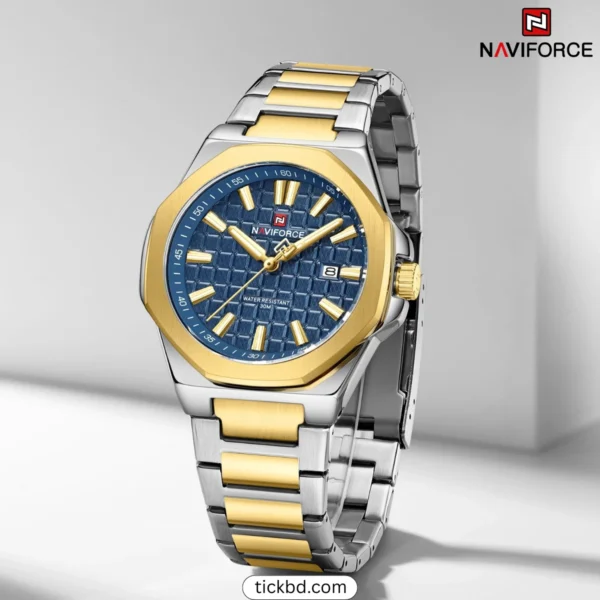 NAVIFORCE NF9258 Watch Gold blue