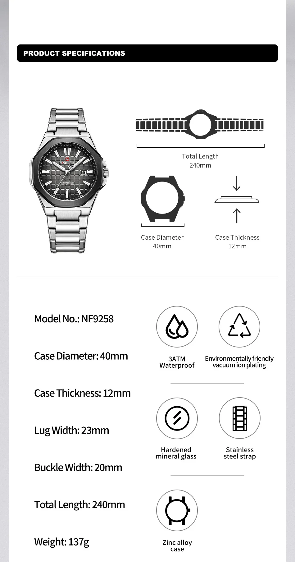 NAVIFORCE NF9258