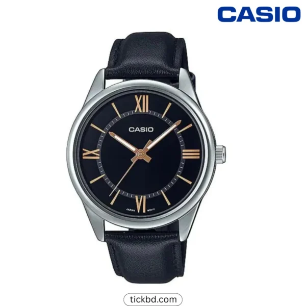 Casio MTP-V005L-1B5 Classic Leather Band Men's Watch