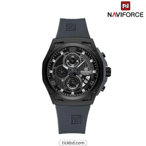 Naviforce NF8051T Stylish & Durable Watch – Black Gray