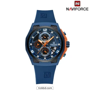 Naviforce 8051T Luxury & Durable Watch – Black Blue