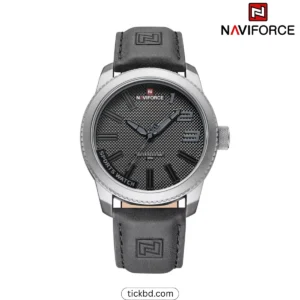 Naviforce NF9202L Men's Stylish Watch – Gray Silver