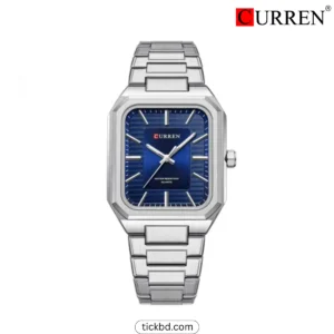 Curren 8457 Luxury Men’s Watch - Silver Blue