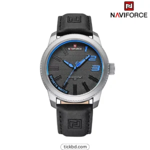 Naviforce NF9202L Men's Luxury Watch – Black Silver