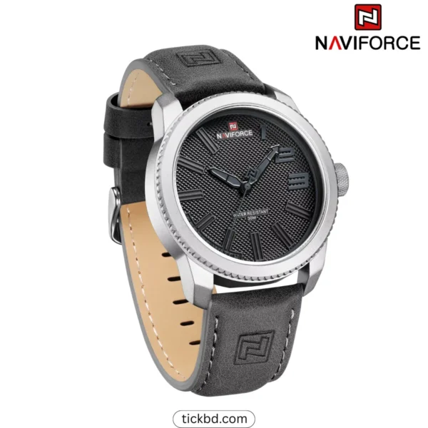 Naviforce NF9202L clock – Gray Silver