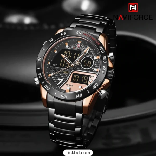 Naviforce 9171 Black Gold for men