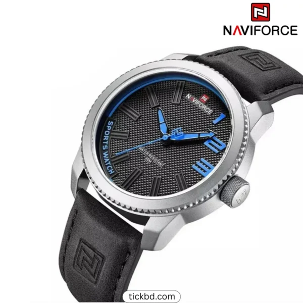 Naviforce NF9202L Men's Luxury Watch – Black white
