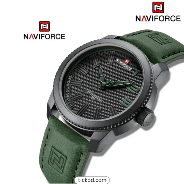 Naviforce NF9202L clock price in Bangladesh – Green Black