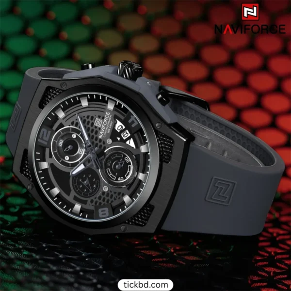 Naviforce NF8051T Black Gray Men's Watch in Banlgadesh