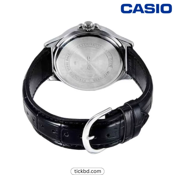 Casio MTP-V002L-1BUDF Watch with leather belt byt tickbd