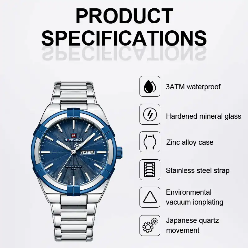 Naviforce NF9218 Men’s Quartz Watch best price in Bangladesh