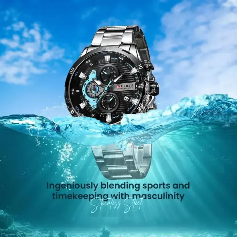 Curren 8402 watch best price in Bangladesh