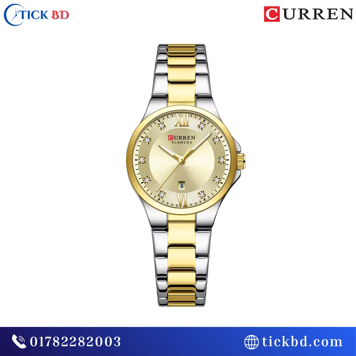 Curren 9107 Ladies Fashion Watch best Price in Bangladesh