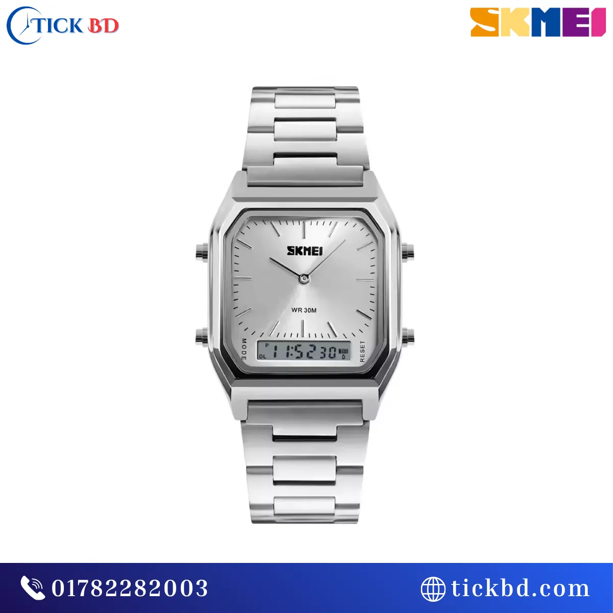 SKMEI 1220 Dual Display Watch Price in Bangladesh