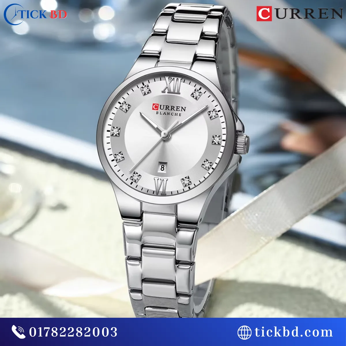 Curren 9107 Women's Fashion Watch best Price in Bangladesh