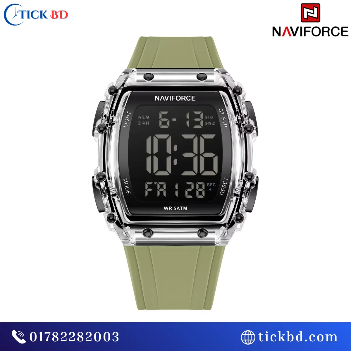 Naviforce NF6107 Sport Watch price in Bangladesh