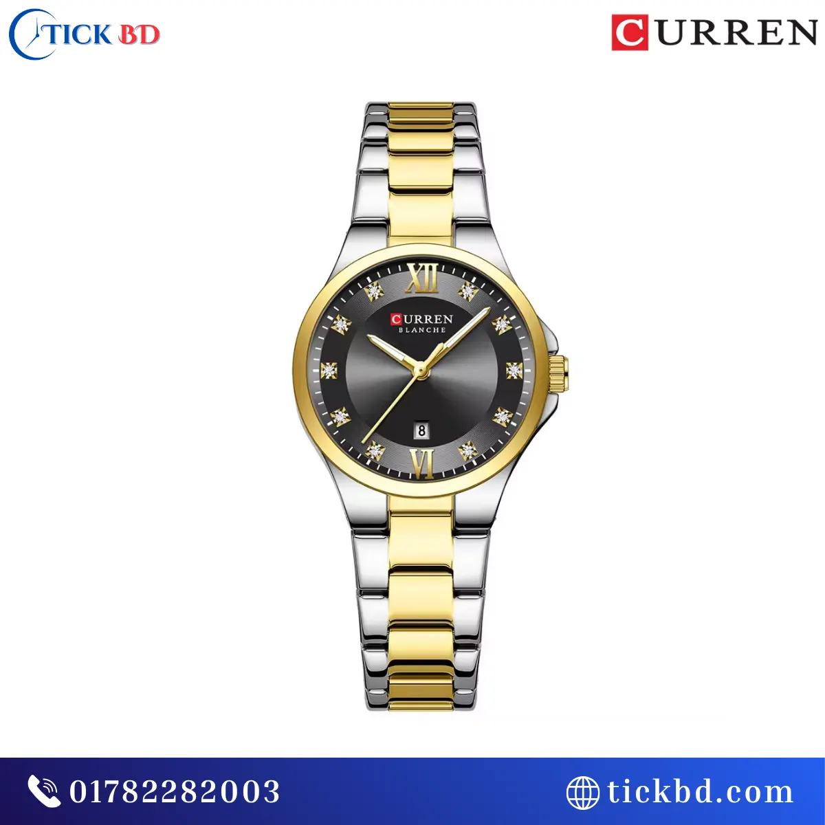Curren 9107 Women's Fashion Watch best Price in Bangladesh