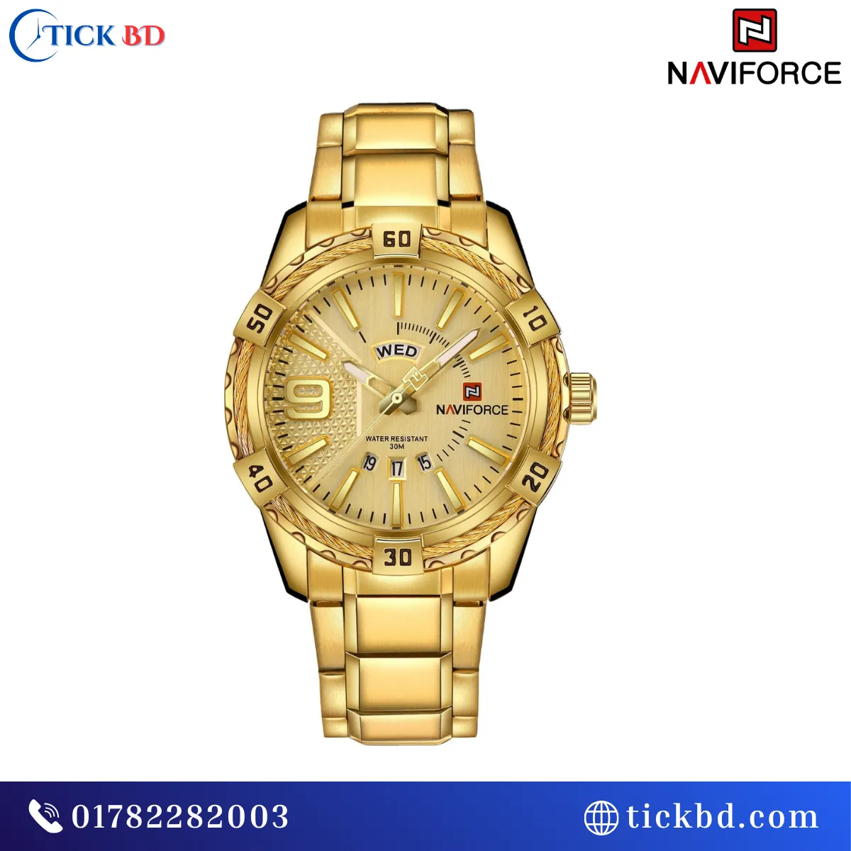 NAVIFORCE NF9117S Men's Watch Best price in Bangladesh