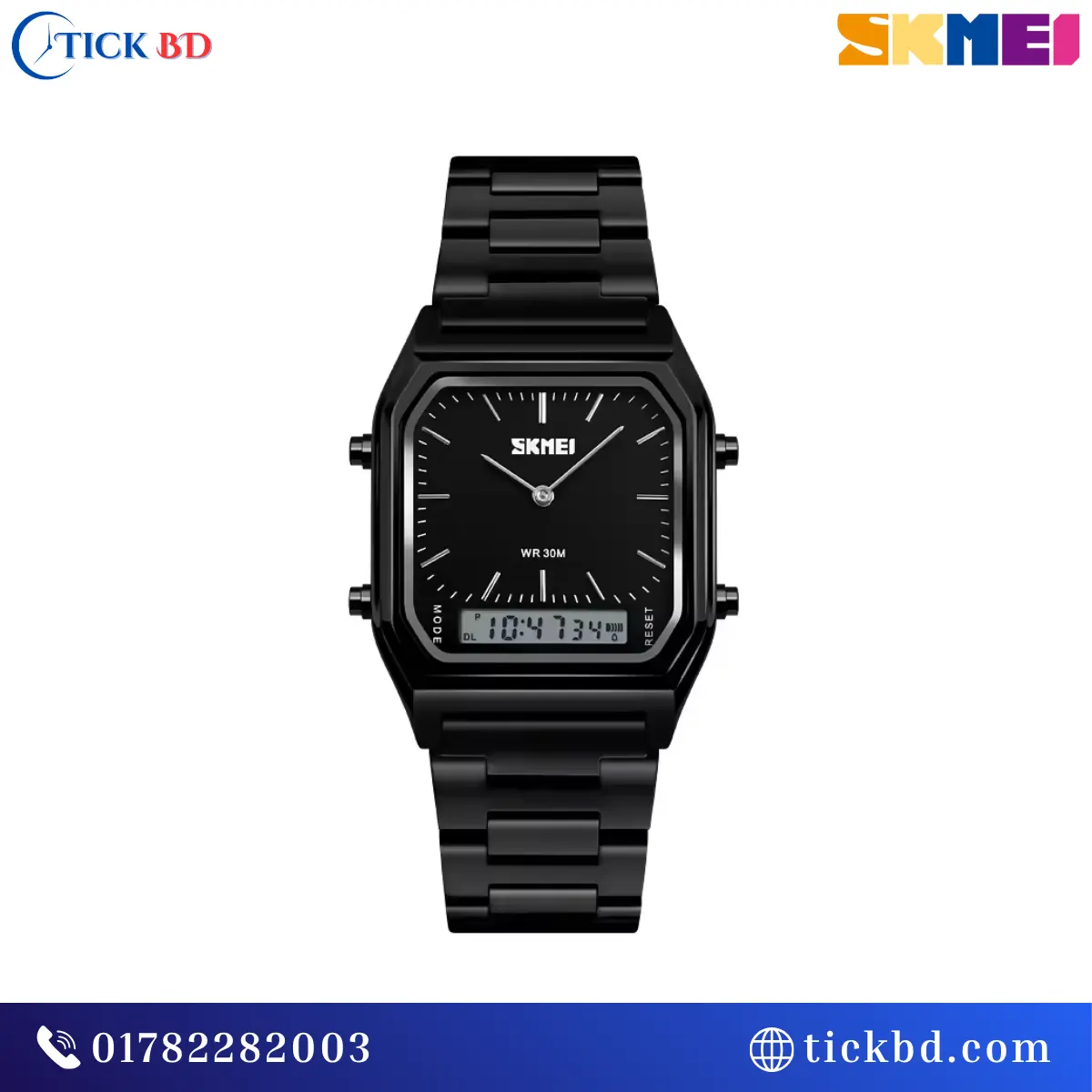 Curren 9090 Men's Watch 42mm Stainless Steel Analog Quartz