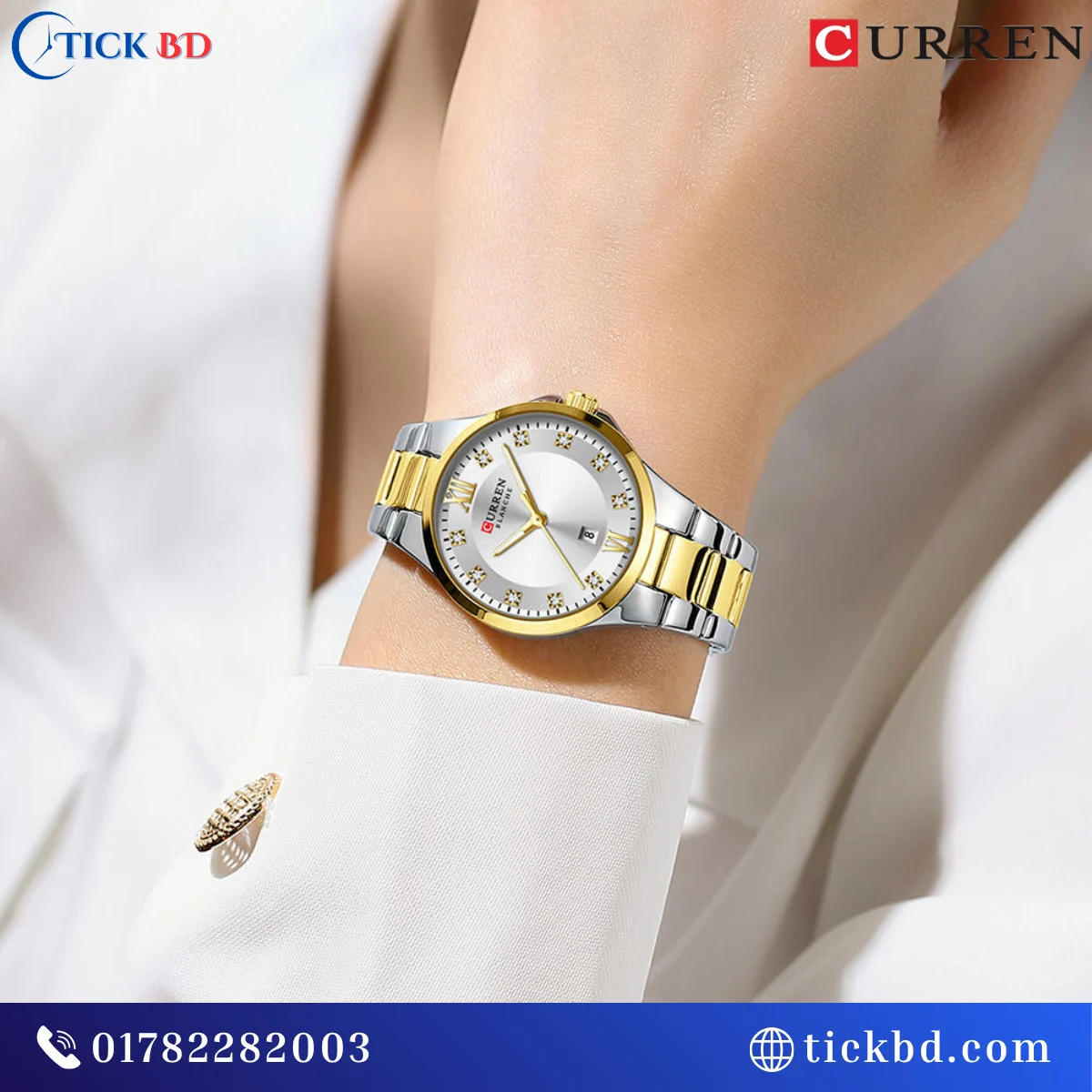 Curren 9107 Women's Fashion Watch best Price in Bangladesh