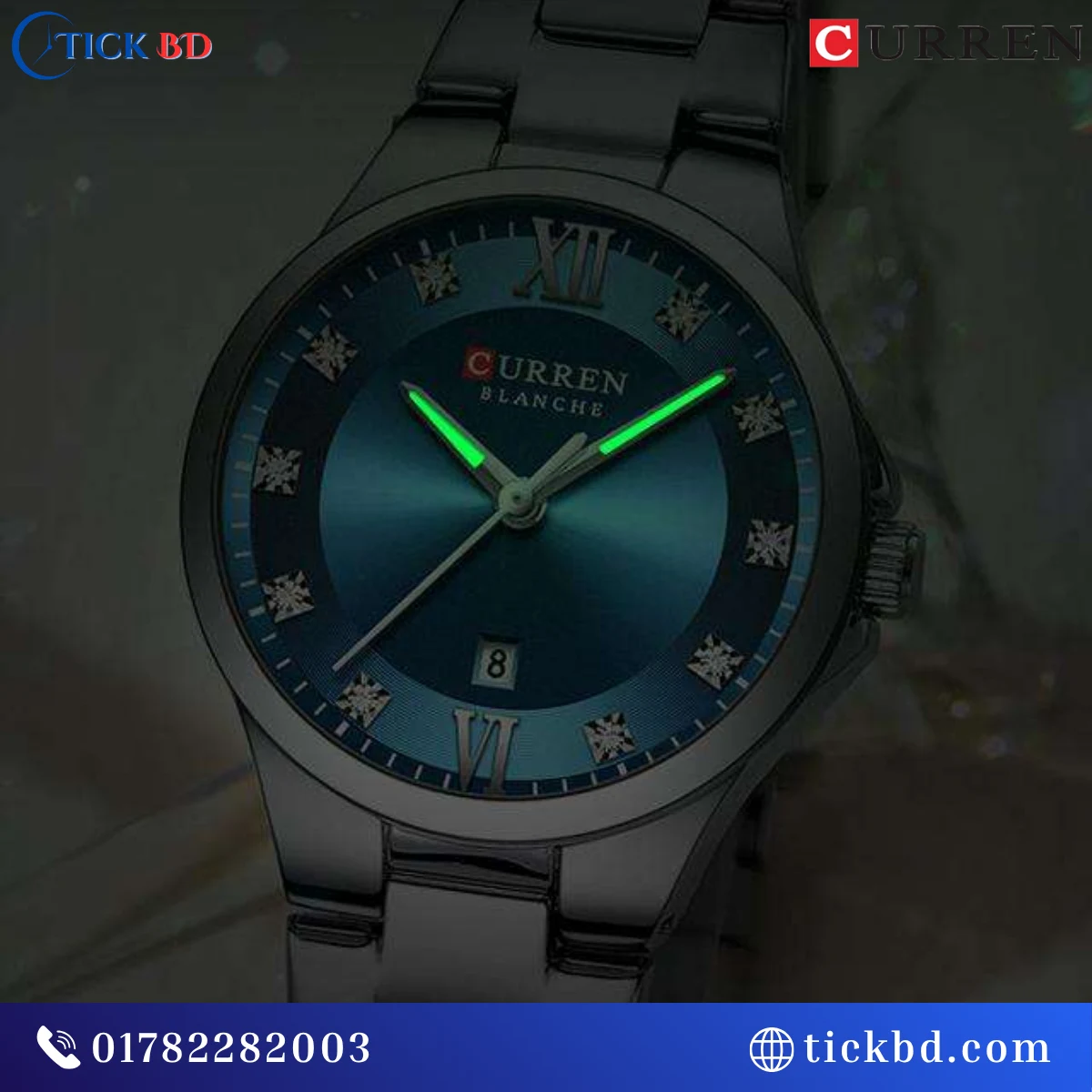 Curren 9107 Women's Fashion Watch best Price in Bangladesh