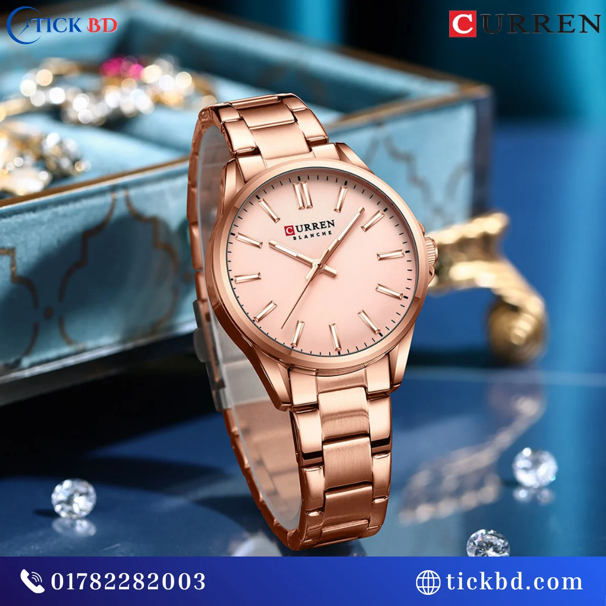 Curren 9090 Ladies' Watch best price in Bangladesh