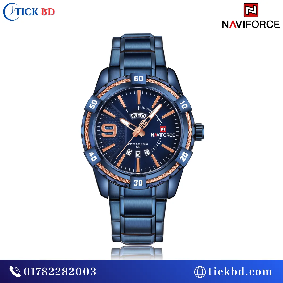 NAVIFORCE NF9117S Men's Watch Best price in Bangladesh